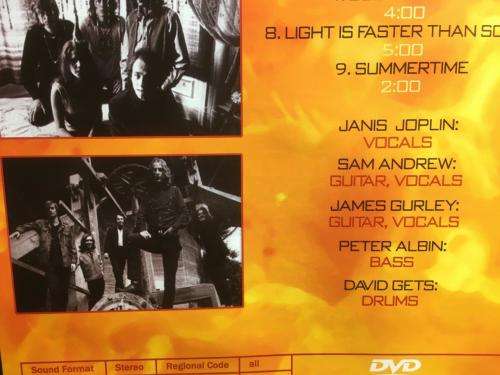 DVD - Janis Joplin Live (NTSC)