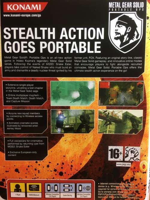 PSP - Metal Gear Solid Portable Ops
