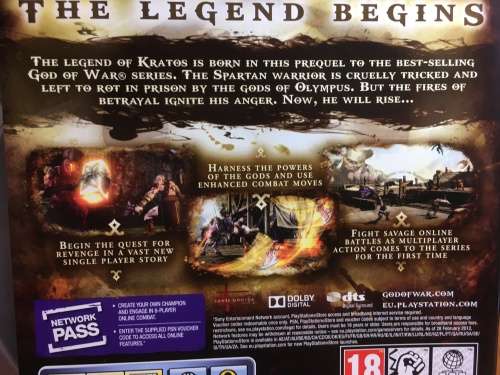 PS3 - God Of War - Acension