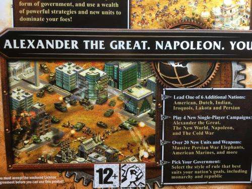PC - Rise of Nations Thrones and Patriots add on -