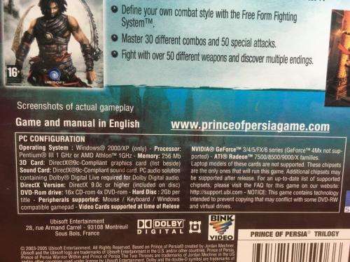 PC - Prince of Persia - Trilogy