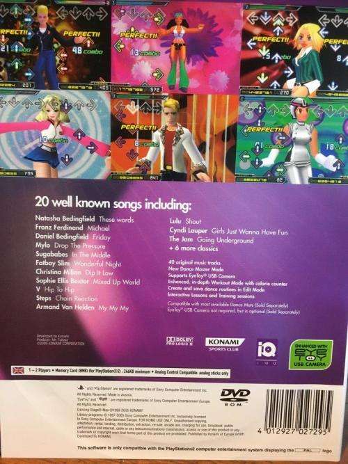 PS2 - Dancing Stage Max (Enhanced with Eye Toy)