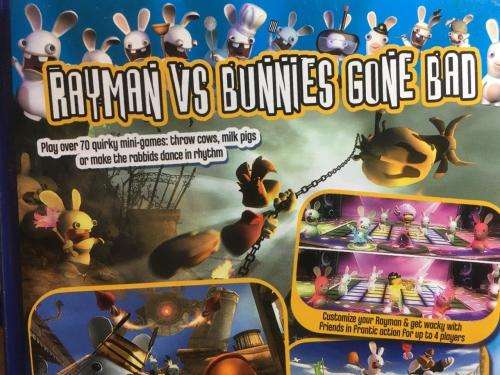 PS2 - Rayman Raving Rabbids - (Ex Late Night Video)