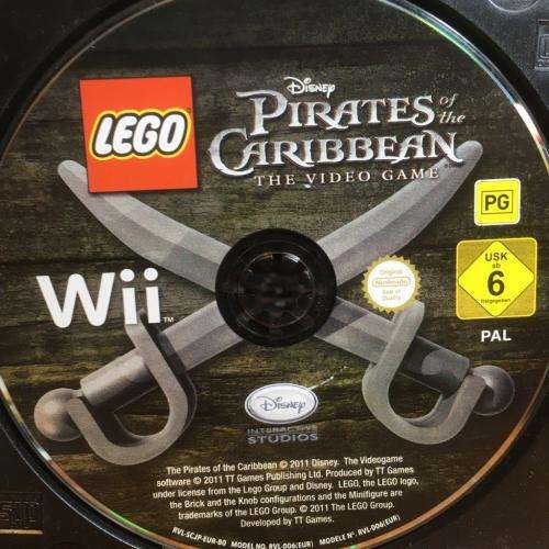 Wii - Lego Pirates of the Caribbean The Video Game (Disc Only)