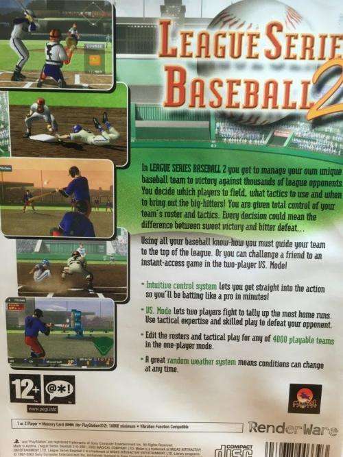 PS2 - League Series Baseball 2