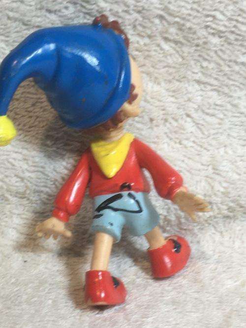 Vintage Rubber Noddy Hands Back +-9cm circa 1990's