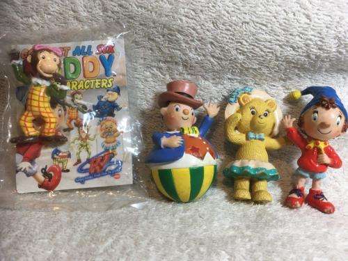 Vintage Rubber Noddy & 3 Friends - Released by Wimpy +- 6.5cm
