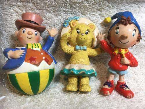 Vintage Rubber Noddy & 3 Friends - Released by Wimpy +- 6.5cm