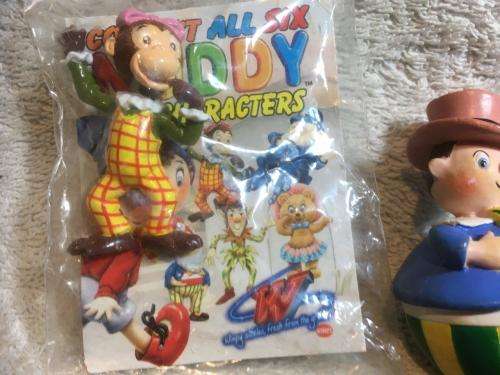 Vintage Rubber Noddy & 3 Friends - Released by Wimpy +- 6.5cm