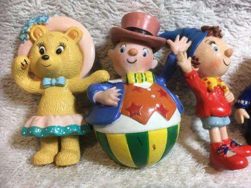 Vintage Rubber Noddy & 4 Friends - Released by Wimpy +- 6.5cm