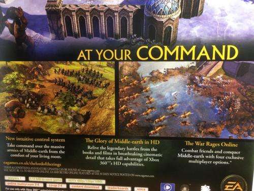 Xbox 360 - The Lord of The Rings - The Battle for Middle-Earth II