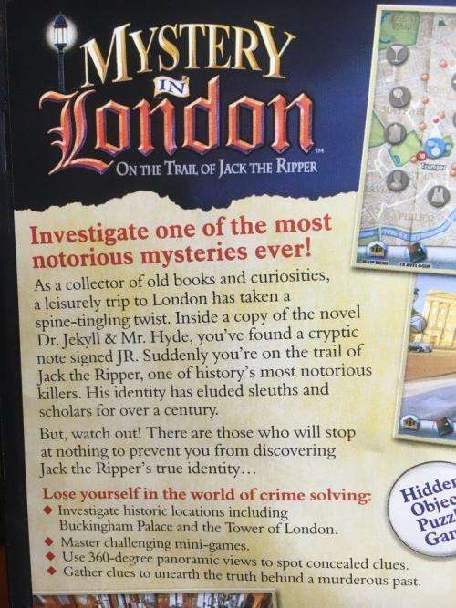 PC - Mystery In London On the Trail of Jack The Ripper - Hidden Object Adventure