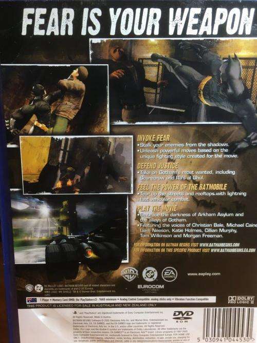 PS2 - Batman Begins