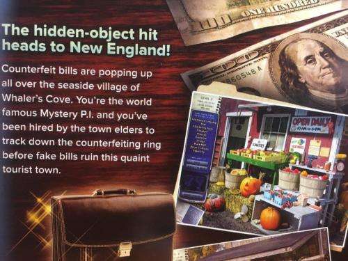 PC - Mystery P.I The Curious Case of Counterfeit Cove - Hidden object Game