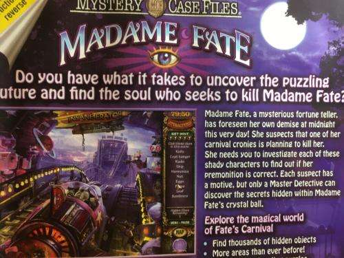 PC - Mystery Case Files Madame Fate - Hidden object Game