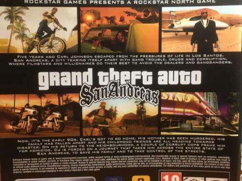 PS3 - Grand Theft Auto - San Andreas