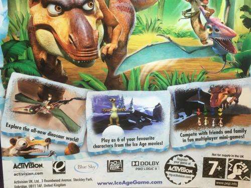PS2 - Ice Age 3 Dawn of The Dinosaurs