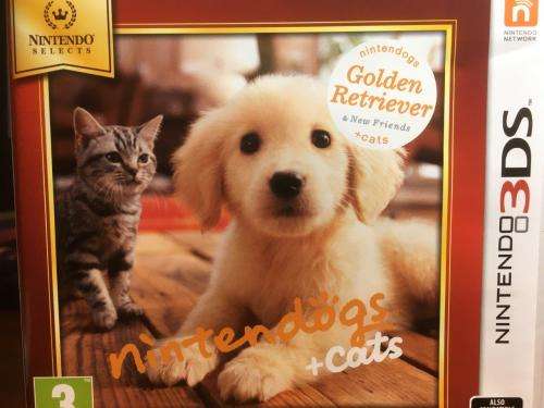 Nintendo 3DS - Nintendogs and Cats - Golden Retriever and New Friends