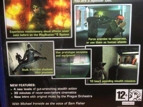 PS2 - Tom Clancy`s Splinter Cell