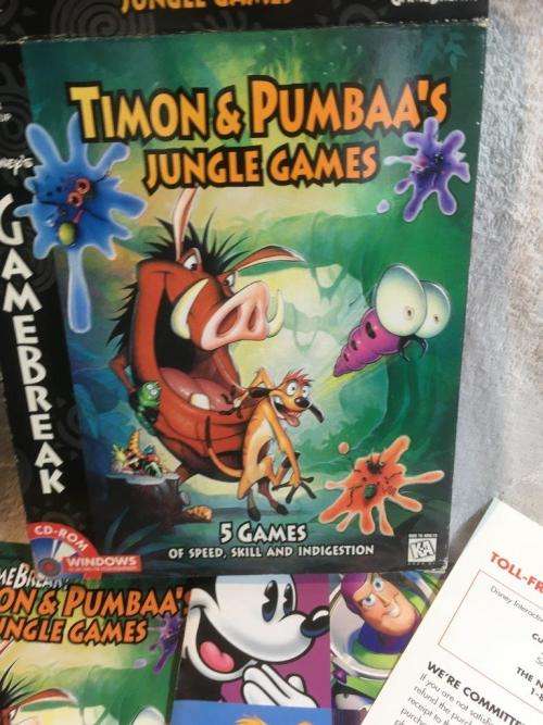PC - Timon & Pumbaa`s Jungle Games (Big Box Game) (Retro)