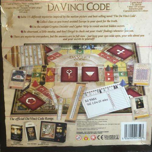 The Da Vinci Code Board Game The Quest for Truth