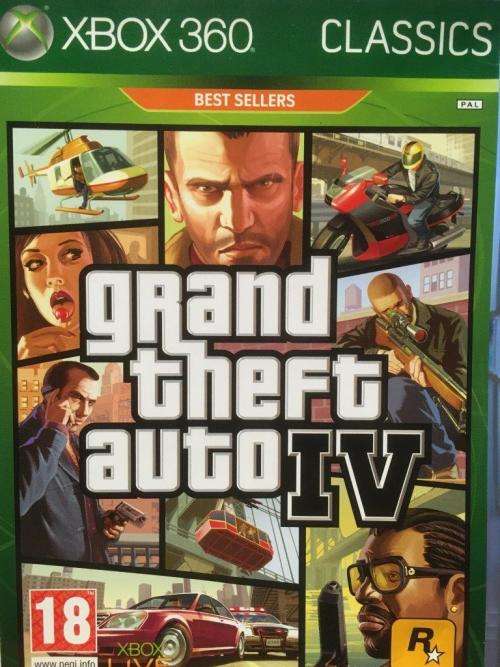 Xbox 360 - Grand Theft Auto IV (4) - Classics