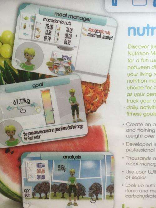 Wii - Nutrition Matters - Mind Body Soul. - Wii Ballance Board Compatible