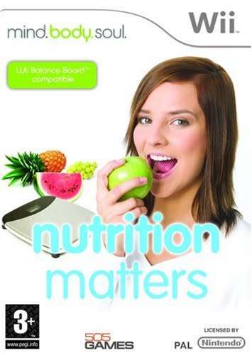 Wii - Nutrition Matters - Mind Body Soul. - Wii Ballance Board Compatible