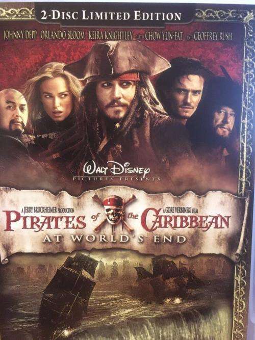 DVD - Pirates of The Caribbean At World`s End
