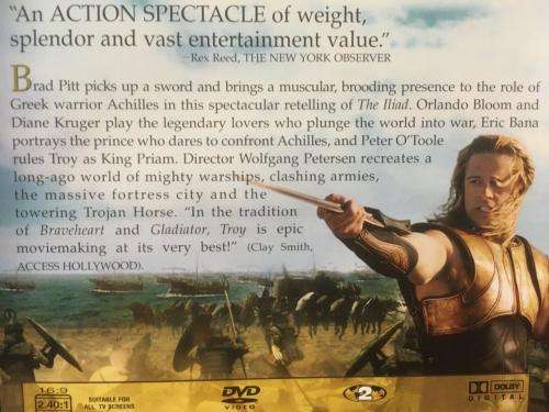 DVD - Troy - Brad Pitt Orlando Bloom
