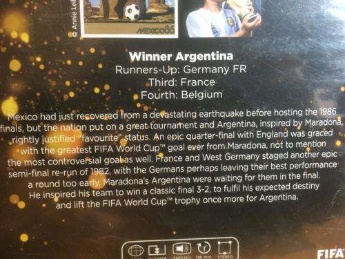 DVD - Fifa World Cup Mexico 1986 (New Sealed)
