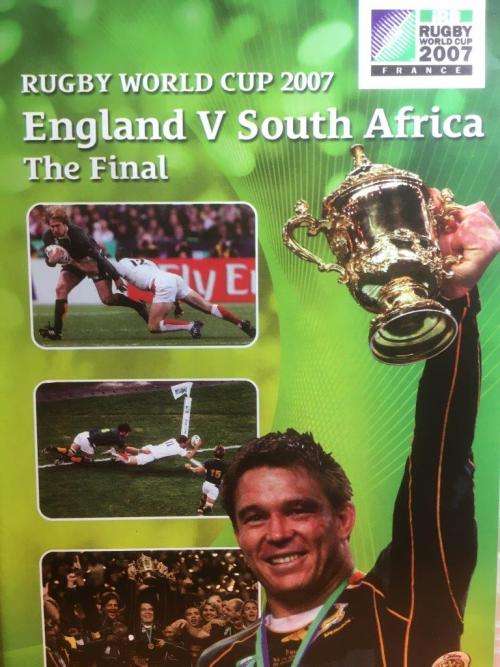 DVD - Rugby World CUp 2007 England V South Africa The Final