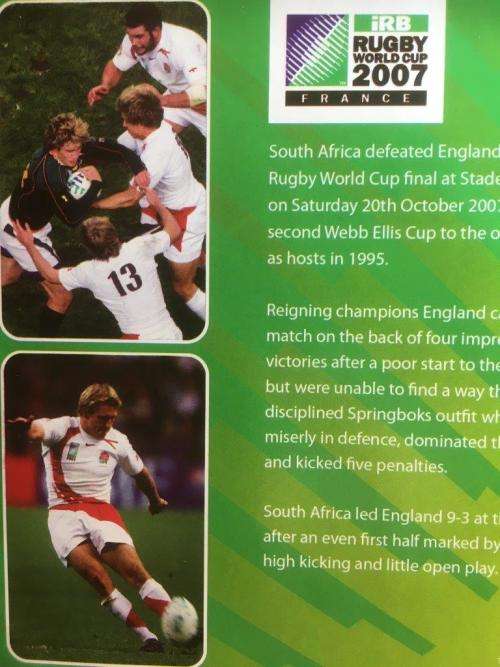 DVD - Rugby World CUp 2007 England V South Africa The Final