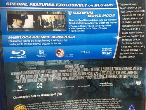 Blu-ray - Sherlock Holmes