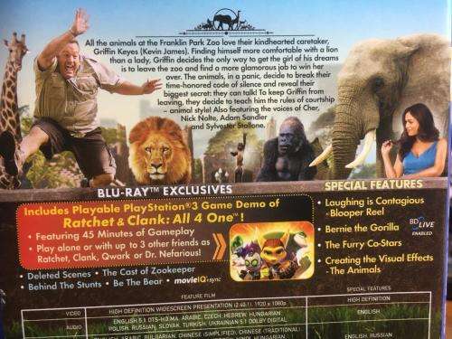 Blu-ray - Zookeeper