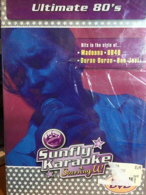 DVD - Ultimate 80`s Sunfly Karaoke (New Sealed)