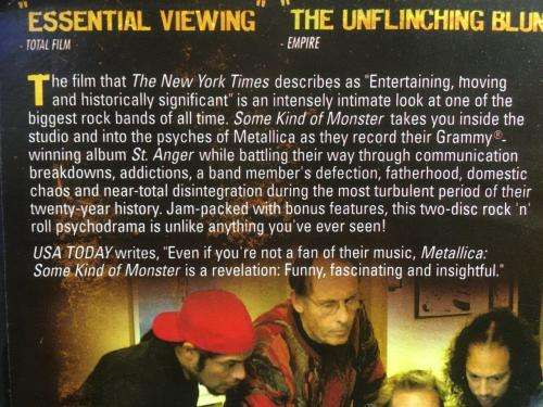 DVD - Metallica Some Kind Of Monster