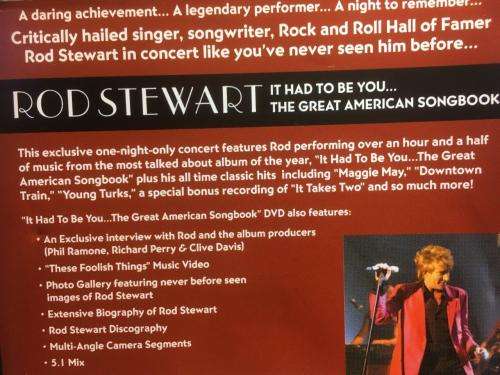 DVD - Rod Stewart It Had To Be You The Great American Songbook