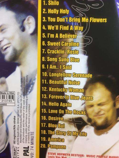 DVD - Steve Hofmeyr A Beautiful Noise On A Hot August Night Live At Carnival City