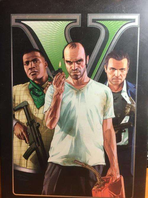 Xbox 360 - Grand Theft Auto V - GTA Five. Steel Book Edition