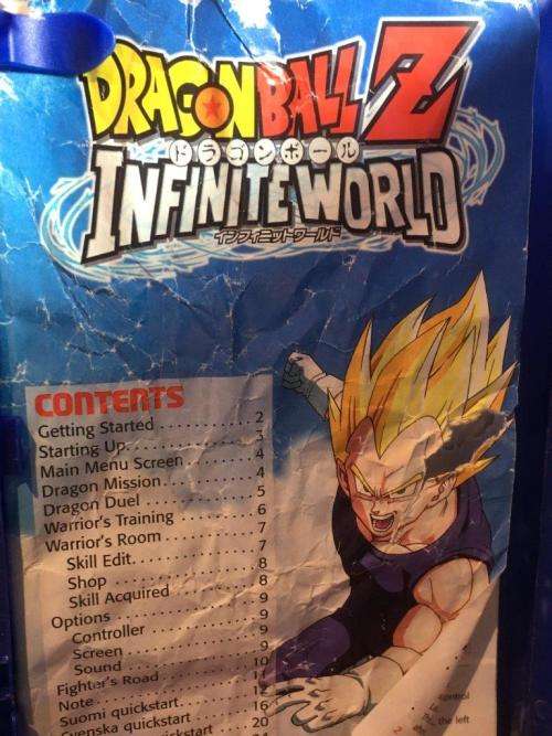 PS2 - Dragon Ball Z Infinite World