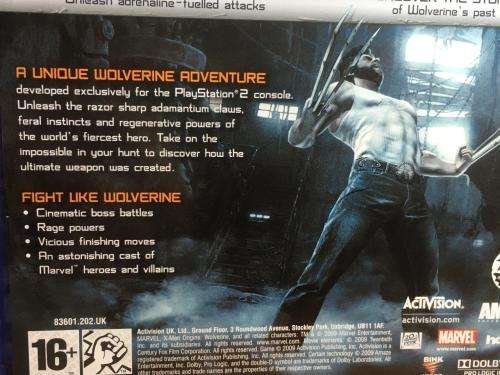 PS2 - X-Men Origins Wolverine