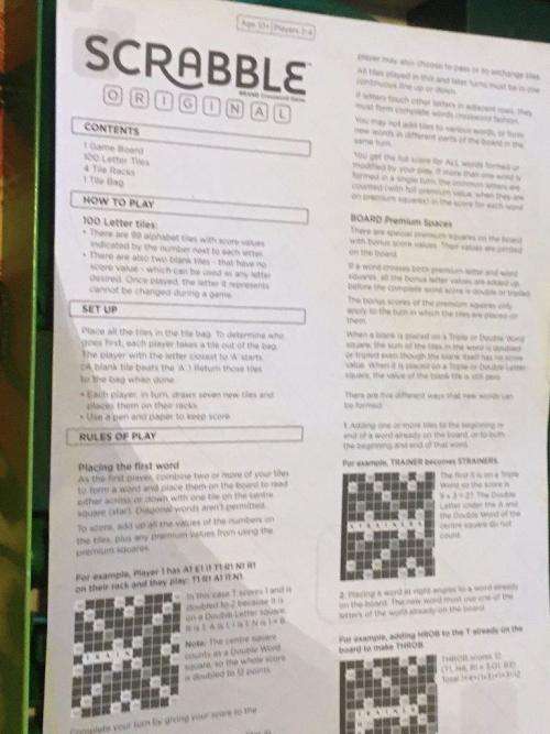 Scrabble Original - Mattel Games - Original - Official Product