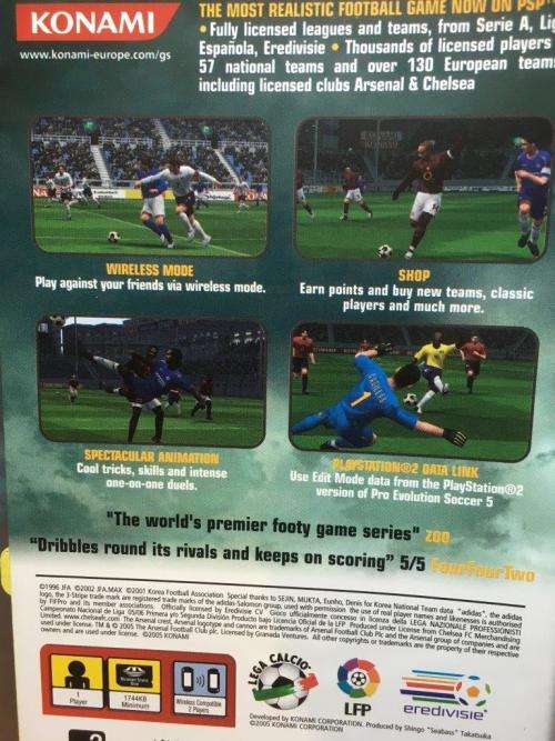 PSP - Pro Evolution Soccer 5