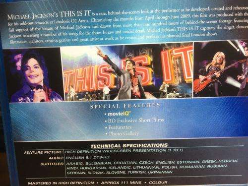 Blu-ray - Michael Jackson This is It