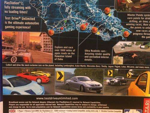 PS2 - Test Drive Unlimited