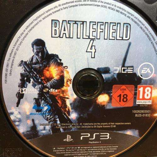 PS3 - Battlefield 4 (Disc Only)