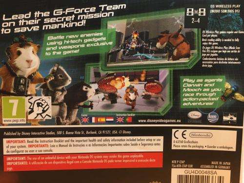 Nintendo DS - G-Force