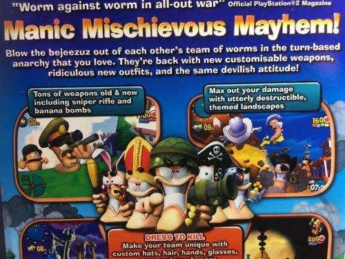 PS2 - Worms 4 Mayhem