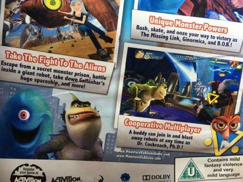 PS2 - Monsters Vs Aliens